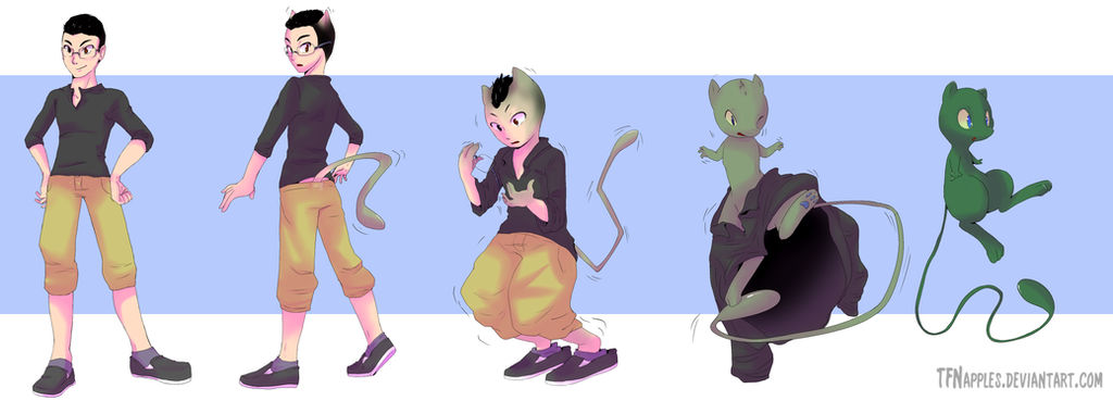 Mew Using Transform Mew TF commission by TFNapples on DeviantArt