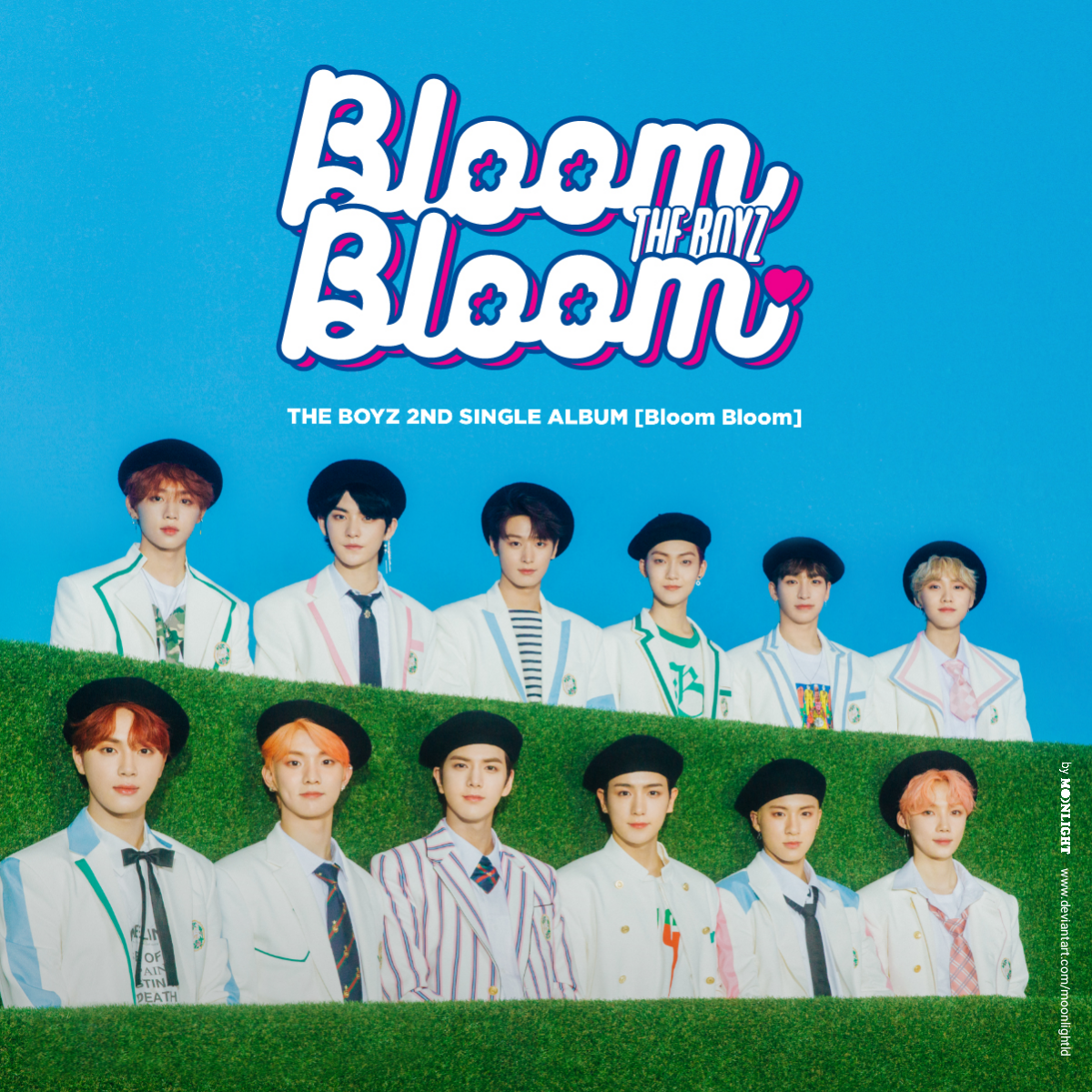 The Boyz Bloom Bloom Album Cover By Moonlightld On Deviantart The Boyz Bloom Bloom Album Cover By Moonlightld On Deviantart