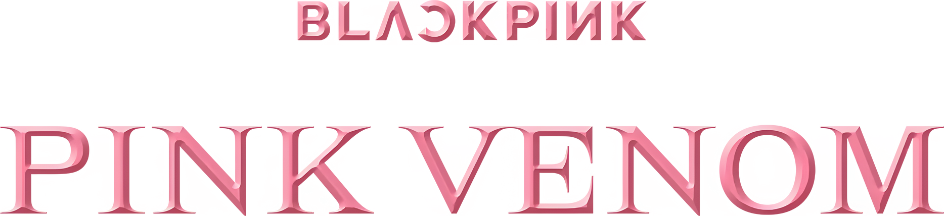 Blackpink - PINK VENOM Logo in PNG
