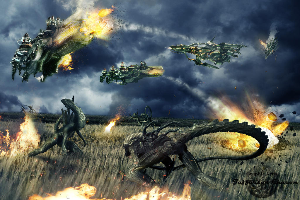 Alien war by jeffjhoan on DeviantArt