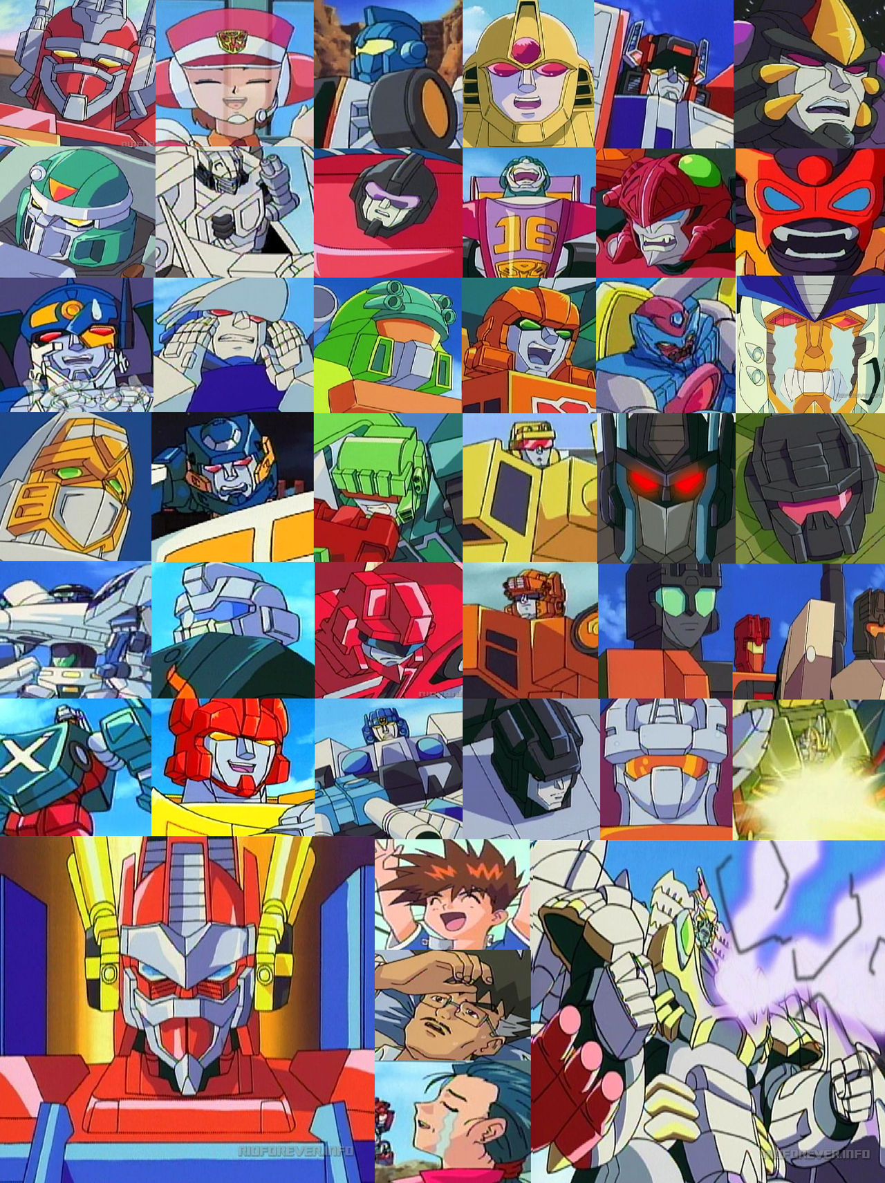 All Rid A Collage of all RID 01 characters by g1bfan on DeviantArt