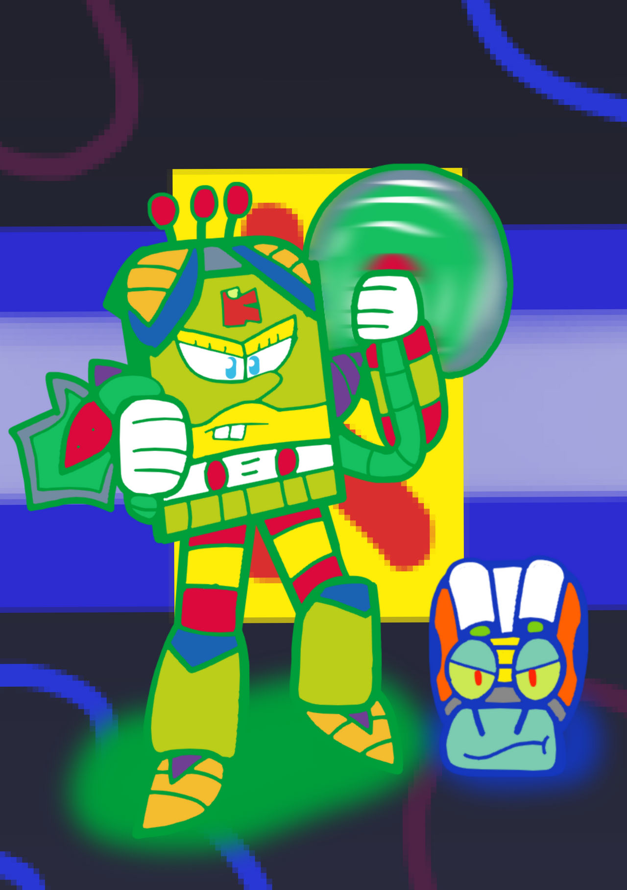 Wire Spongebob and Crystal Gary by g1bfan on DeviantArt