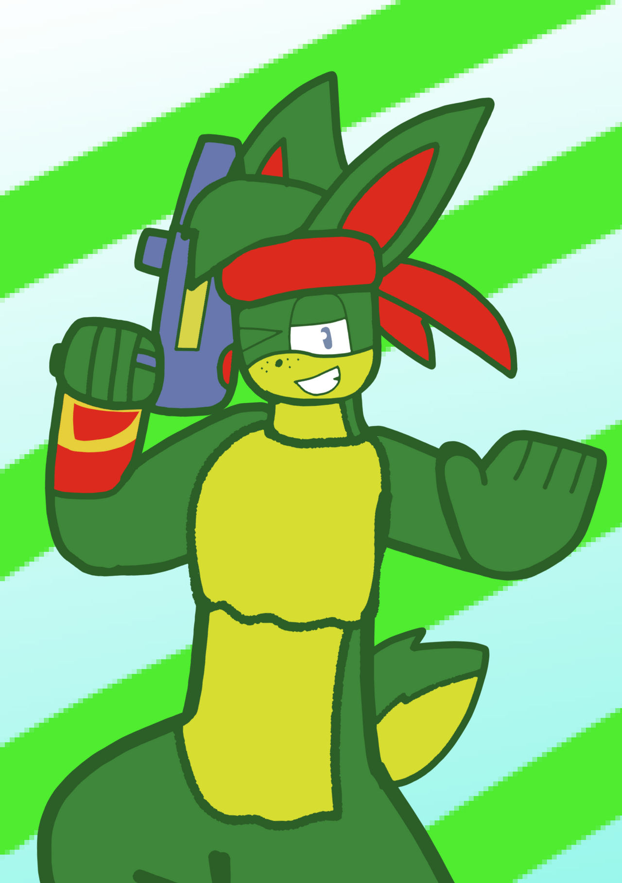 That's one jazzy rabbit by g1bfan on DeviantArt