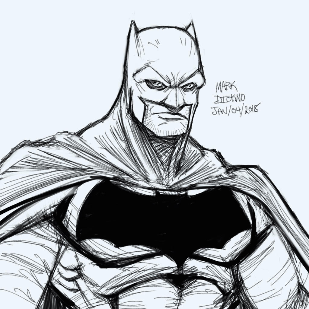 Batman Grid Line Batman-line art by Ronnin007-md on DeviantArt
