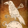 Steampunk Clockwork Raven