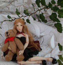 10 Polymer BJD, Primrose Maiden: Black Cherry