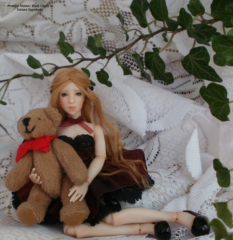 10 Polymer BJD, Primrose Maiden: Black Cherry