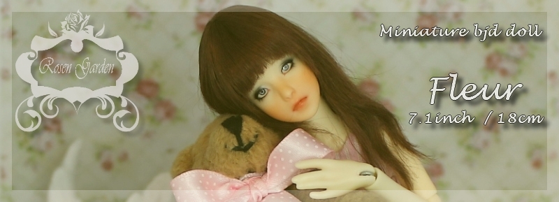 Rosen Garden 18,5cm tiny bjd Fleur 2nd Preorder