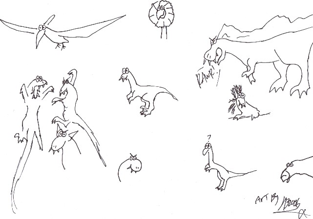 Dinosaurs Image Sheet