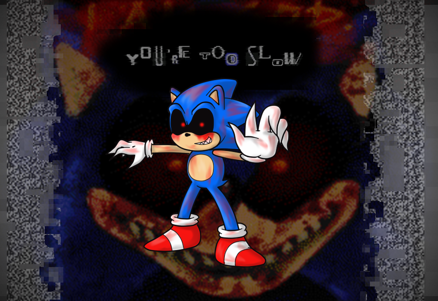 Sonic.exe Fan Art by GameSquid on DeviantArt.
