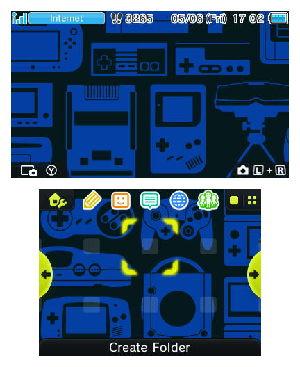 Console Theme 3DS Theme- Nintendo Consoles by GameSquid on DeviantArt