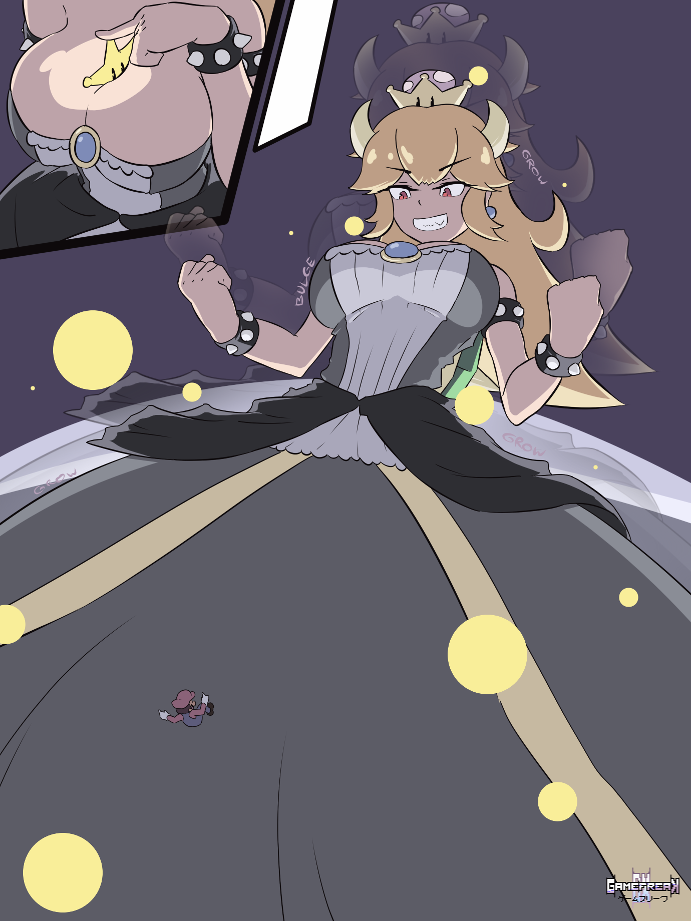 Bowsette R3 Super Mario- Bowsette got a Grand Star! by GameSquid on DeviantArt