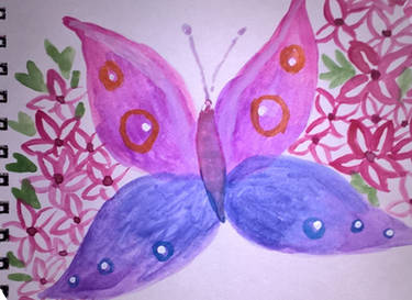 Butterfly watercolor