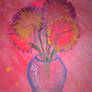 Pink flowers - gouache 2