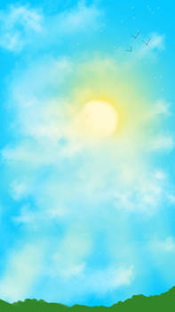 Sun and blue sky on Xiaomi 