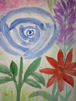 Watercolour flowers