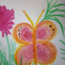 Butterfly - oil pastels