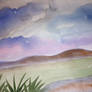 Wild nature - watercolor