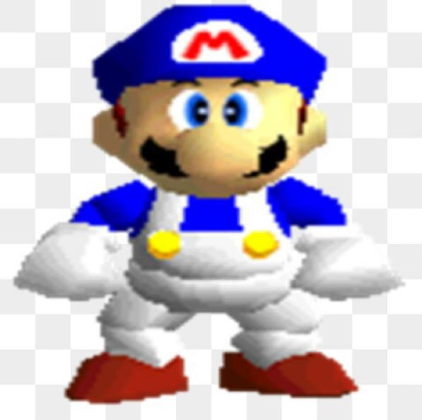 Blue Mario by Some1helpmeplease on DeviantArt