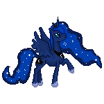 Princess Luna Pixel by Menorquin