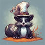 Skunk in hat 2