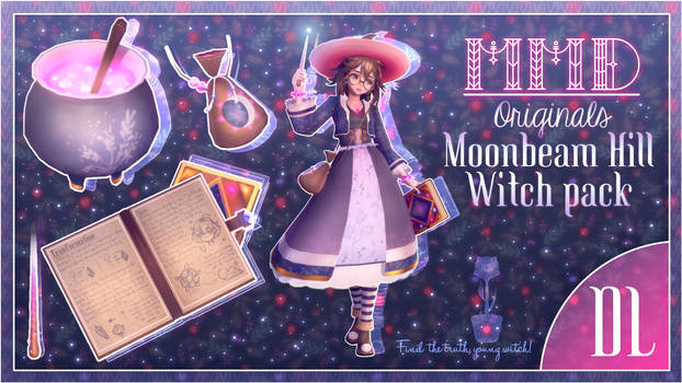 [MMD] ''Moonbeam Hill Witch'' pack #1 DL!