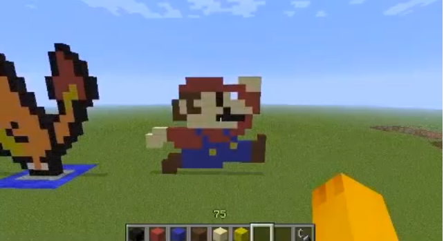 Mario in Minecraft by netsboy21 on DeviantArt