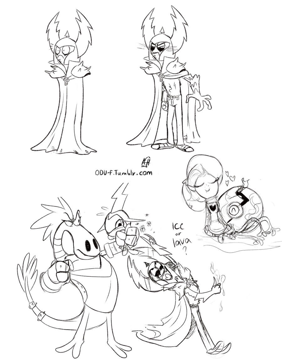 WOY au doodles