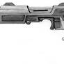 Futuristic Handgun