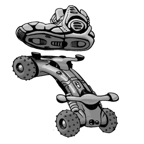 Shadowrun Motorskateboard