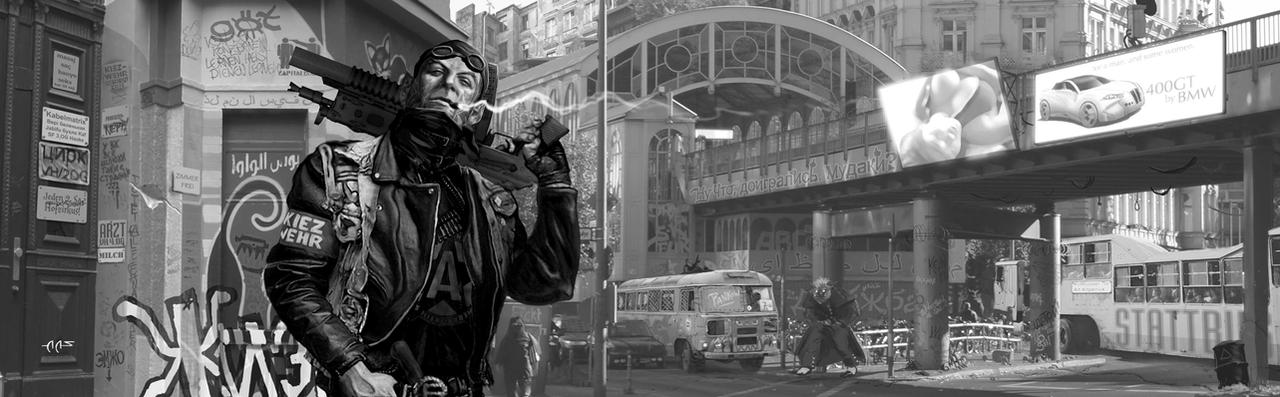 Shadowrun Anarchist Berlin by raben-aas