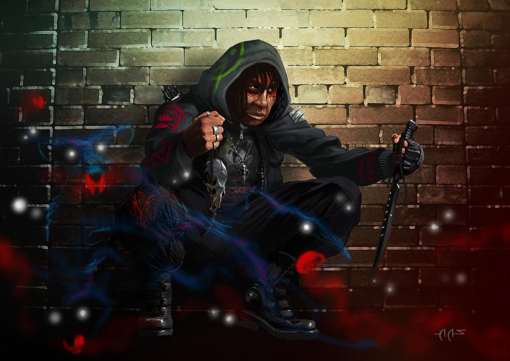 Shadow Running Deviantart Shadowrun Commission Art 01 by raben-aas on DeviantArt