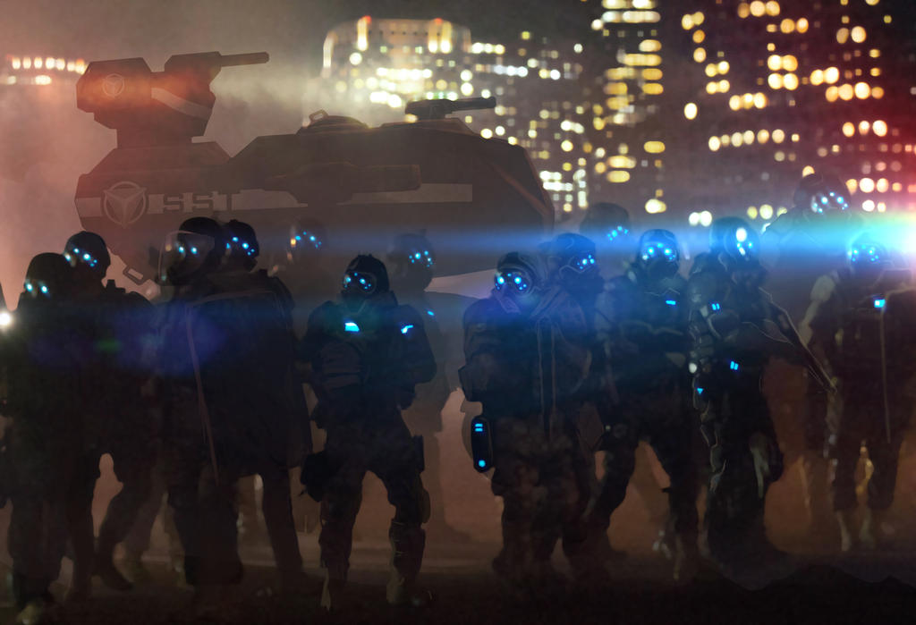 Shadowrun Control Rig Shadowrun Riot Control Police and Walker Mech by raben-aas on DeviantArt