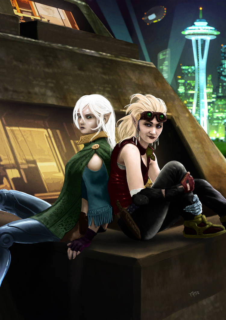 Shadowrun Character Commission Artwork by raben-aas on DeviantArt
