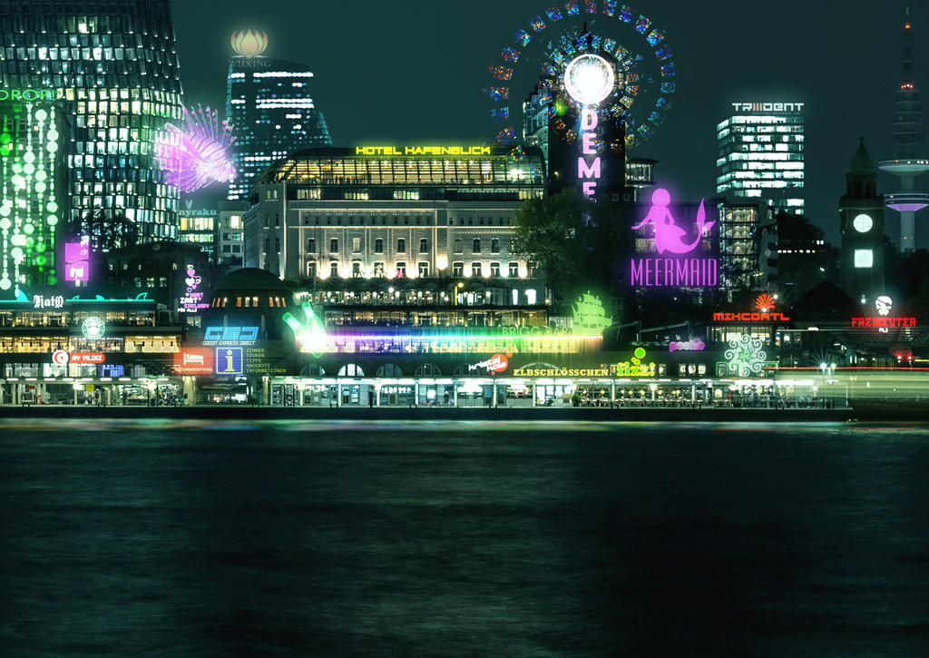 Shadowrun Cityscape Hamburg by raben-aas on DeviantArt Shadowrun Cityscape Hamburg by raben-aas on DeviantArt