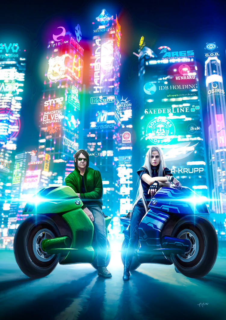 SHADOWRUN Commission Pic (Retouched) by raben-aas on DeviantArt