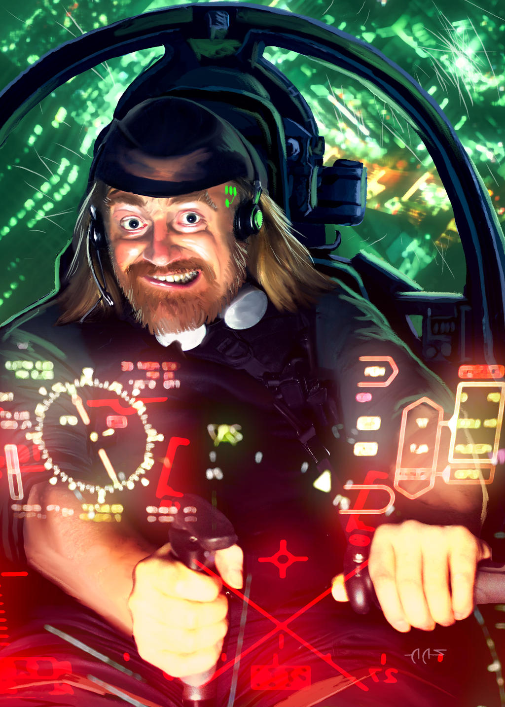 Shadowrun Commission Lyr Dwarven Rigger by raben-aas on DeviantArt