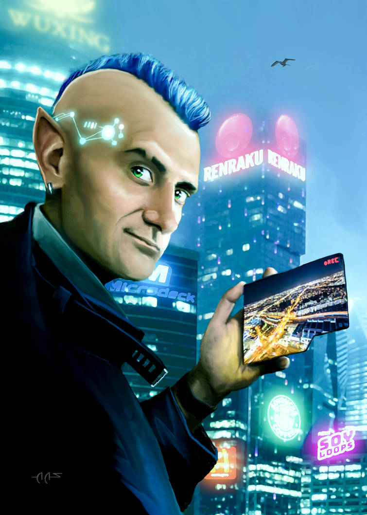 Shadowrun Commission Swift Elven Rigger by raben-aas on DeviantArt