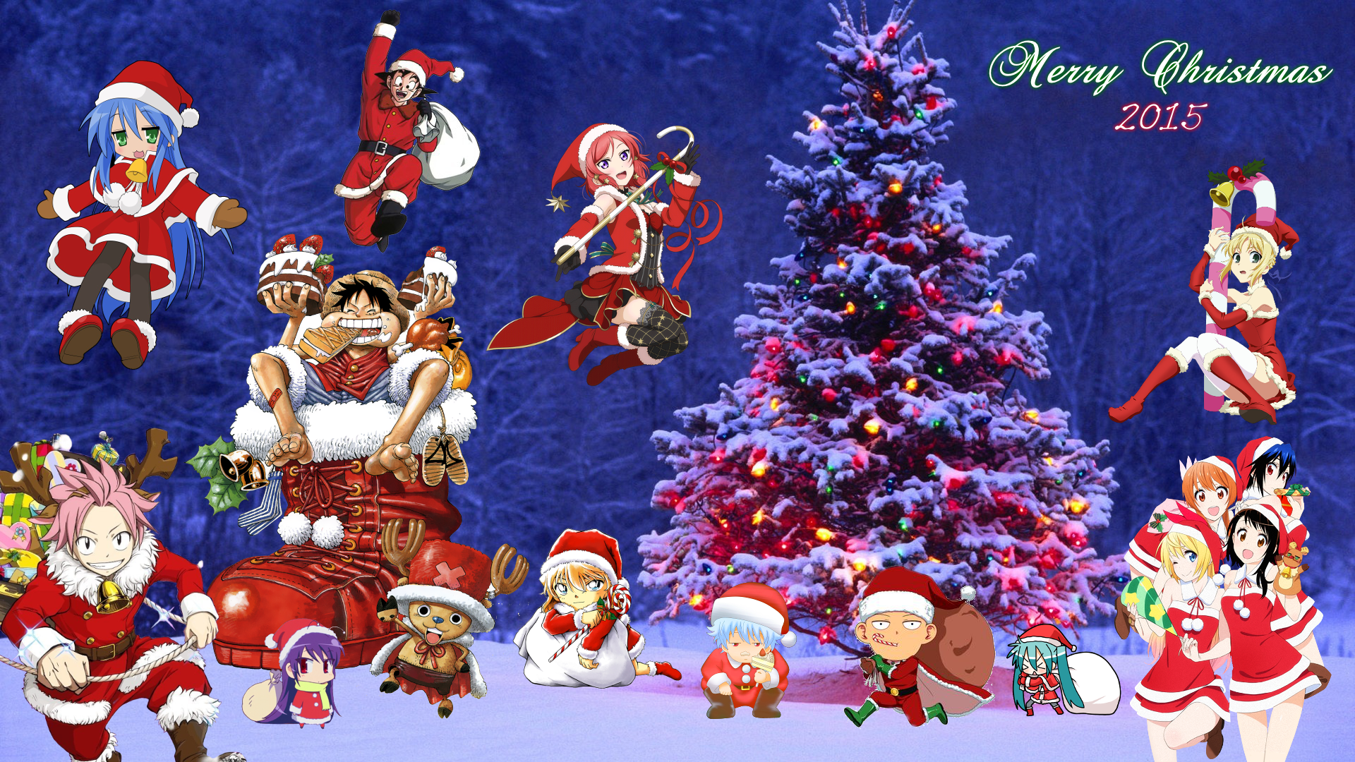 Anime Christmas Wallpaper 2015 (Version 2) by NekoTheOtaku on DeviantArt Anime Christmas Wallpaper 2015 (Version 2) by NekoTheOtaku on DeviantArt