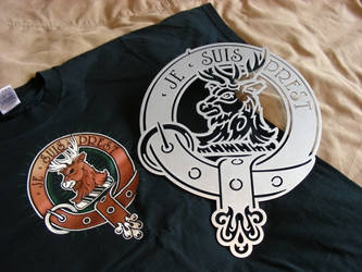 Clan Fraser Crests x 2