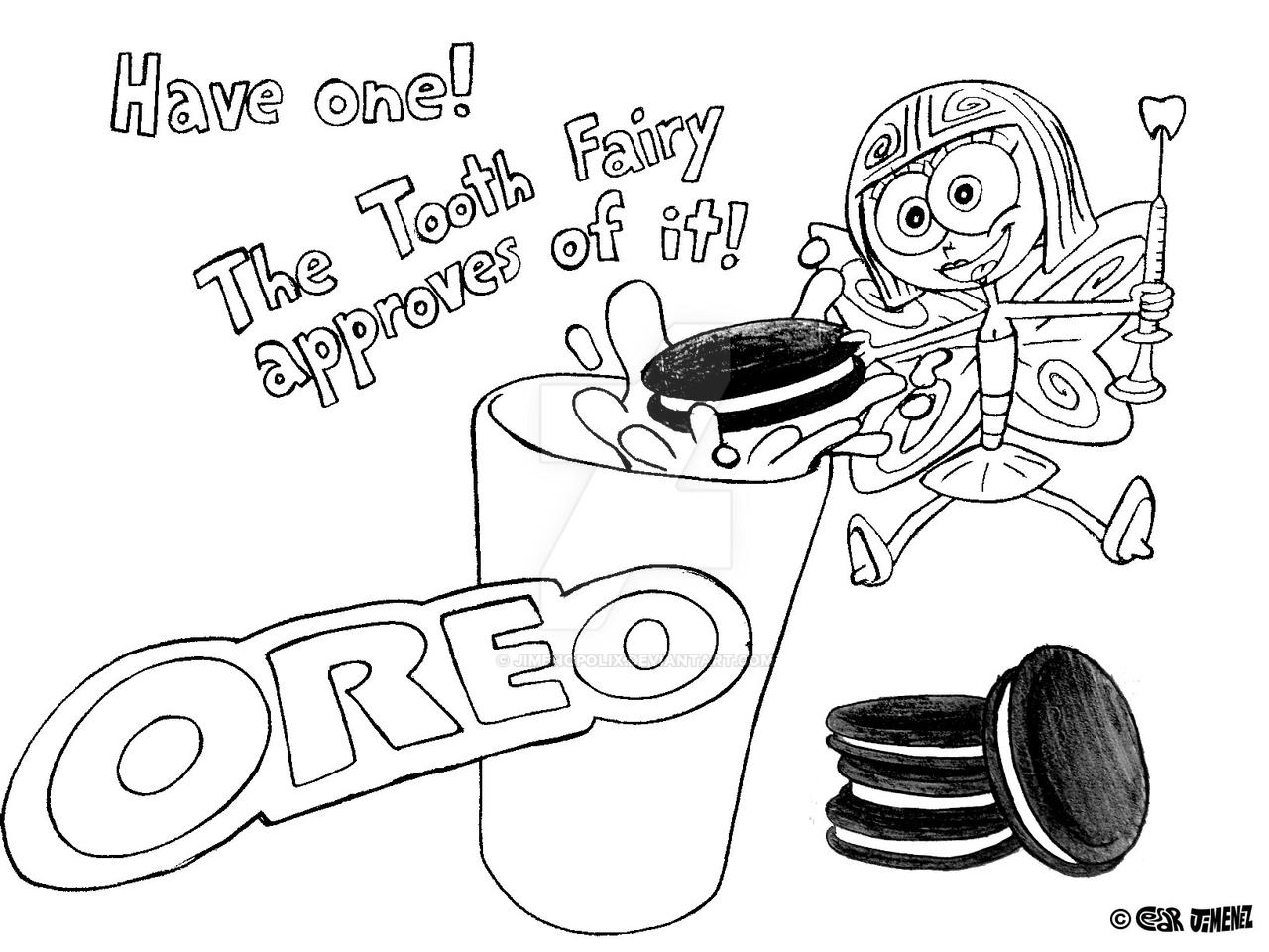 OREO Ad with Tooth Fairy by JIMENOPOLIX on DeviantArt