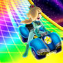 Rosalina Racing Down Rainbow Road