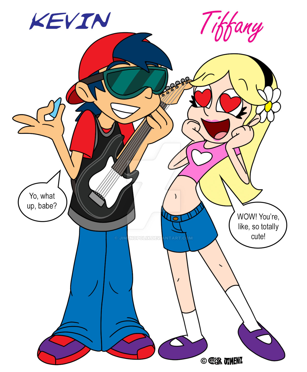 Stereotypical Stereotypical Boy and Girl - RE-redesign by JIMENOPOLIX on DeviantArt