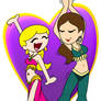 Chibi Nicole and Renee Belly Dancers