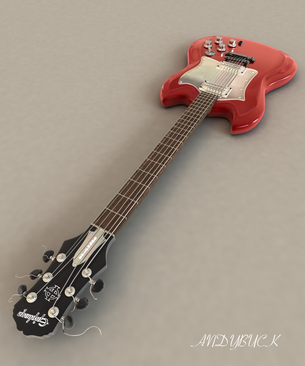 Guitar Red View 1