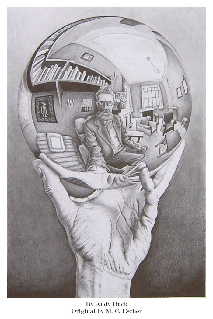 Eschers Hand and Sphere