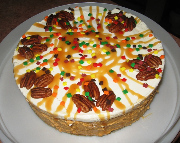 Pumpkin cheesecake