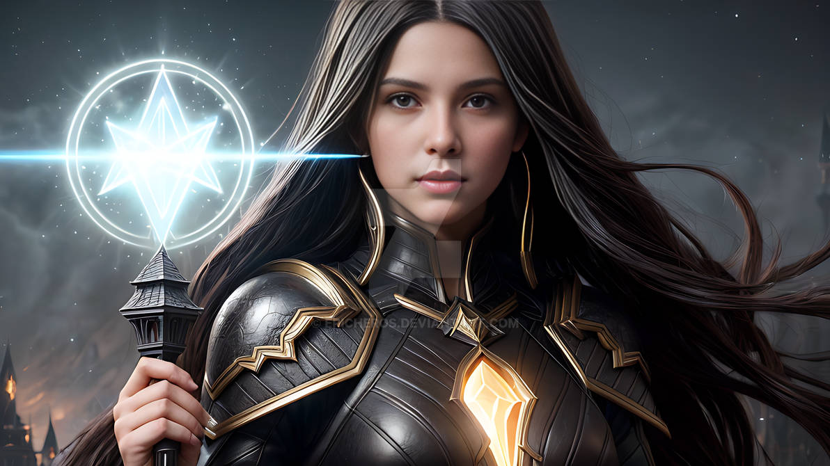 Girl with magic light by EpicHeros on DeviantArt