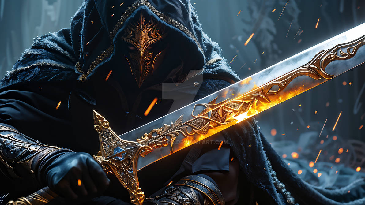 War Razor Sword A warrior brandishing a great razor-sharp sword by EpicHeros on DeviantArt