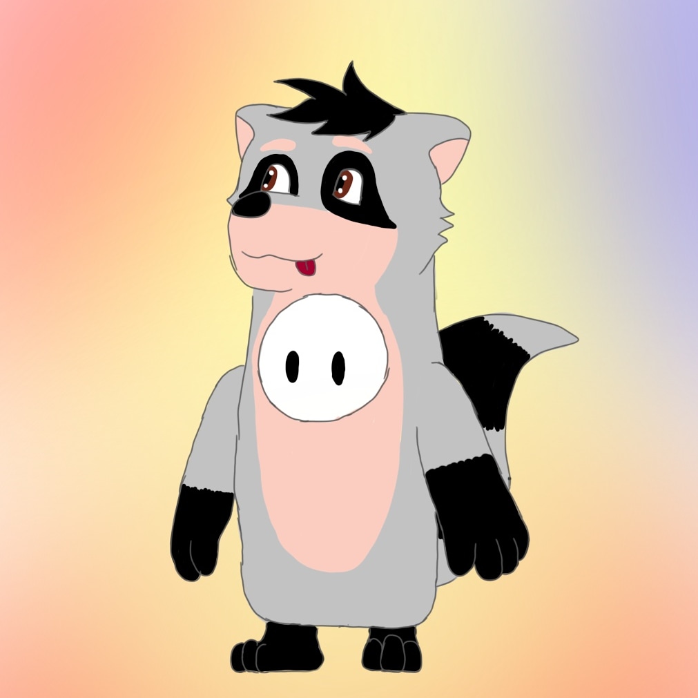 Fall Guys Rats fall guys raccoon by luchiano1771 on DeviantArt